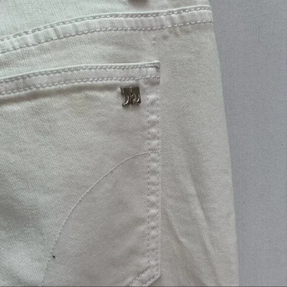 JOE'S Jeans Cropped White Straight Leg Jeans Size 26 - Picture 7 of 7